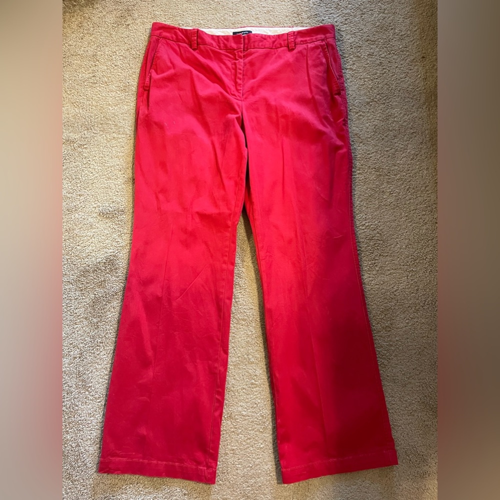 Lands’ End Red pants. Size 16